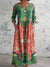 Vestido Carmen largo floral elegante