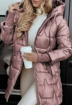 Chaqueta de Otoño para Damas con Capucha