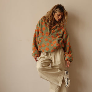 Suzan | Suéter con estampado de flores