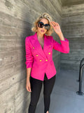 Blazer de mujer a medida con botones