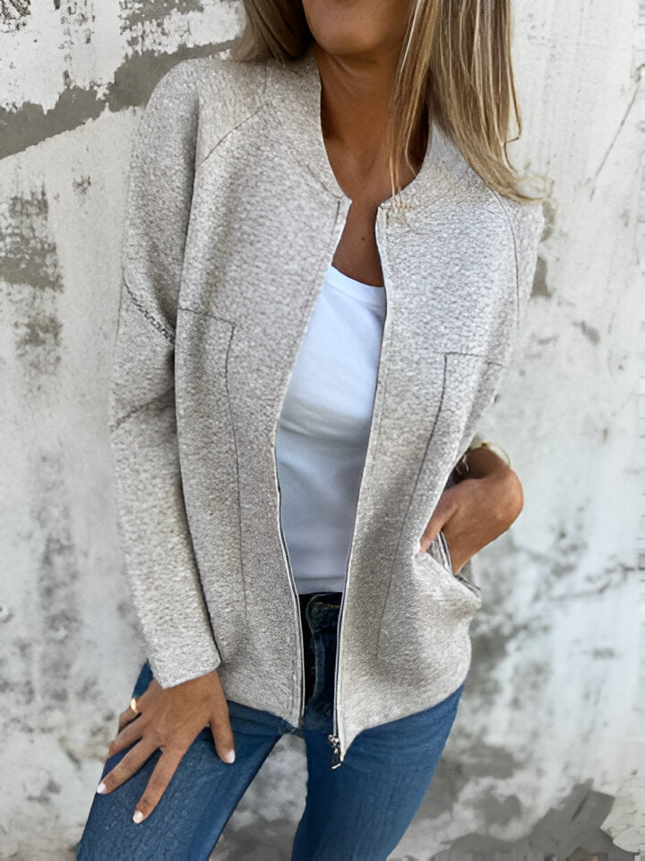Chaqueta Silvie con bolsillo y cremallera