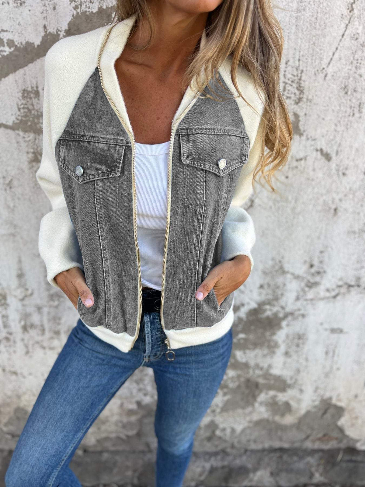 Zoe - Chaqueta de Denim Elegante
