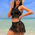 Conjunto Cover-Up de Crochet Ola del Mar