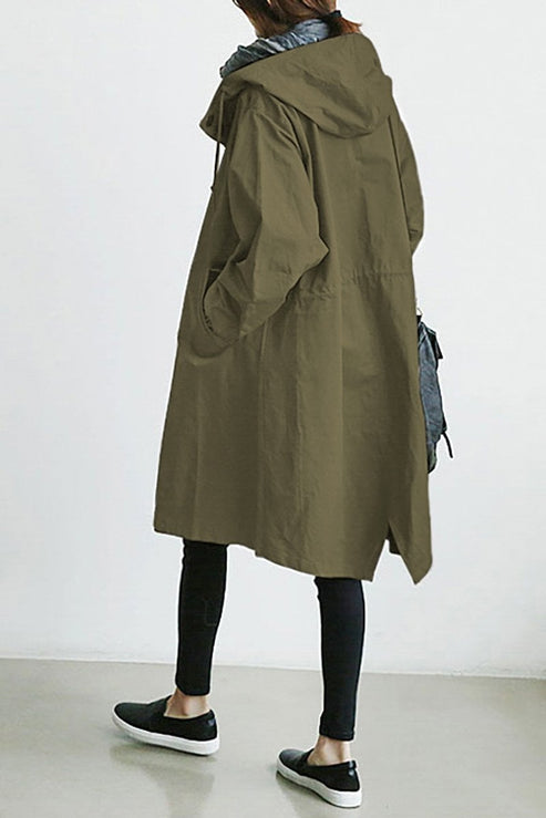 Sofía - Elegante Gabardina Impermeable con Botones