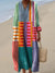 Inaya | Vestido Largo Patchwork Multicolor